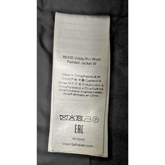 Fjallraven Women's G-1000 Vidda Pro Jacket for Wax Snow Coat Wool Insulated M - Picture 12 of 12